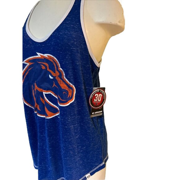 NEW Boise State University BSU Broncos Colosseum Blue Tank Top Shirt Women's M - Picture 3 of 5